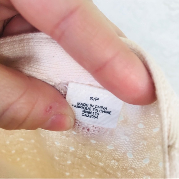 ANTHROPOLOGIE Pointelle Peplum Cardigan | Moth - Picture 7 of 8